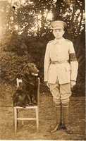 Free download Soldier Boy With His Dog ( C 1900 Rubel Coll.) free photo or picture to be edited with GIMP online image editor