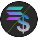 SOLUSD — instant Solana/USD converter  screen for extension Chrome web store in OffiDocs Chromium