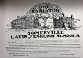 Free download Somerville High Masthead Latin And English School 1906 free photo or picture to be edited with GIMP online image editor