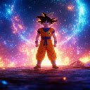 Son Goku iconic space bull live wallpaper  screen for extension Chrome web store in OffiDocs Chromium