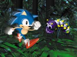 Unduh gratis Sonic 3D Blast US Wallpaper foto atau gambar gratis untuk diedit dengan editor gambar online GIMP