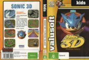 Muat turun percuma Sonic 3D: Flickies Island Valusoft Cover foto atau gambar percuma untuk diedit dengan editor imej dalam talian GIMP