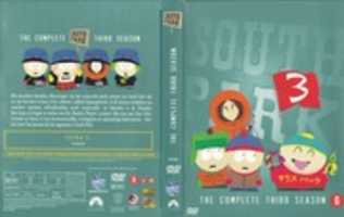 Download grátis South Park The Complete Third Season (Matt Stone, Trey Parker, 1999 2000) Foto ou imagem da arte da capa do DVD holandês para ser editada com o editor de imagens online do GIMP