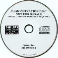 Free download Space Ace (Demonstration Disc) (USA) [Scans] free photo or picture to be edited with GIMP online image editor