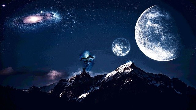 Free download space astronomy moon nature sky free picture to be edited with GIMP free online image editor