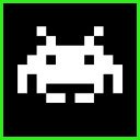 Schermata di gioco Space Invader per l'estensione Chrome web store in OffiDocs Chromium