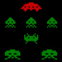 Space Invaders  screen for extension Chrome web store in OffiDocs Chromium