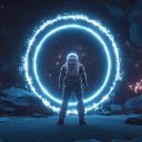 Space Portal Blue Live Wallpaper  screen for extension Chrome web store in OffiDocs Chromium