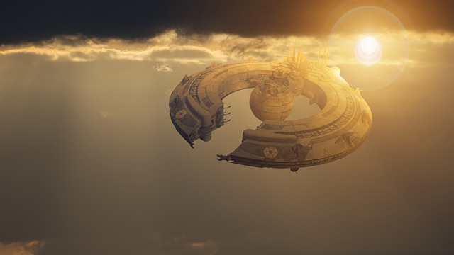 Scarica gratis l'astronave aliena ufo fantasy immagine gratuita da modificare con l'editor di immagini online gratuito GIMP