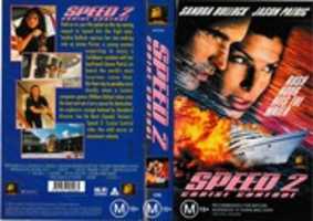 Free download Speed 2: Cruise Control 1998 VHS Cover Art free photo or picture to be edited with GIMP online image editor