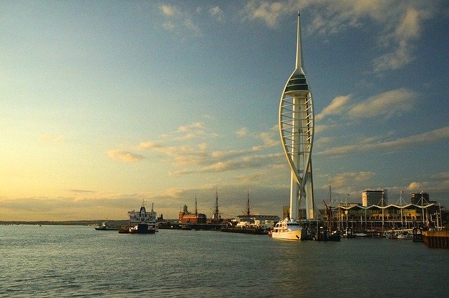 Free download spinnaker tower portsmouth harbour free picture to be edited with GIMP free online image editor