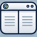 Split Screen in Tab ChatGPT Sidebar  screen for extension Chrome web store in OffiDocs Chromium