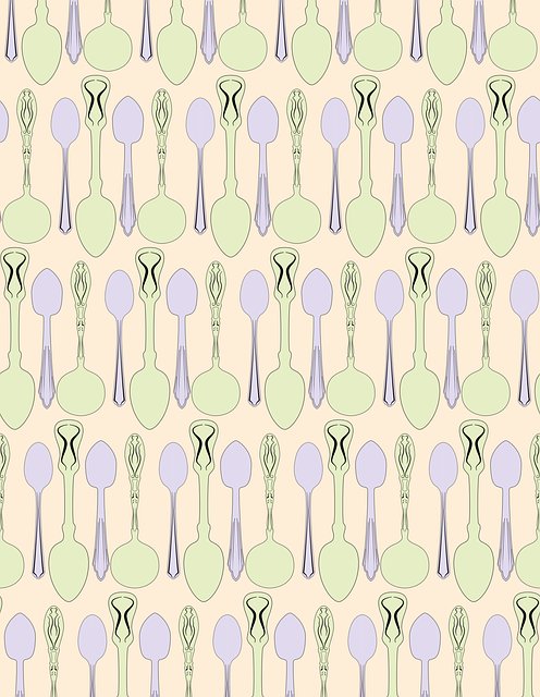 Free download Spoon Pattern Illustrator - Free vector graphic on Pixabay free illustration to be edited with GIMP free online image editor