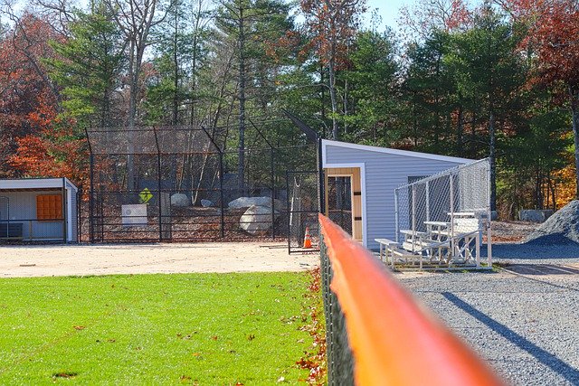 Free download sport softball field fence seats free picture to be edited with GIMP free online image editor