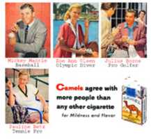 Free download Sport Stars Camel Cigarette Ad free photo or picture to be edited with GIMP online image editor