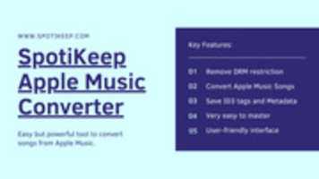 Free download spotikeep-apple-converter-key-features free photo or picture to be edited with GIMP online image editor