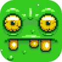 Square Meal Game Navigate levels by dodging monsters and eating meat!  screen for extension Chrome web store in OffiDocs Chromium