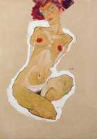 Free download Squatting Female Nude free photo or picture to be edited with GIMP online image editor