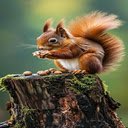 Squirrel sitting under a tree wallpaper  screen for extension Chrome web store in OffiDocs Chromium