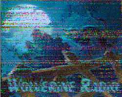 Free download SSTV eQSL from Wolverine Radio Halloween Broadcast 2014 free photo or picture to be edited with GIMP online image editor