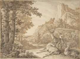 הורדה חינם Stags in a Landscape תמונה או תמונה בחינם לעריכה עם עורך התמונות המקוון GIMP