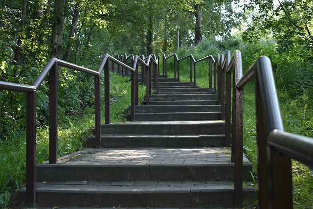 Scarica gratis scale gradini corrimano gradino metallo immagine gratuita da modificare con GIMP editor di immagini online gratuito