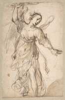 Free download Standing Angel Brandishing a Sword. free photo or picture to be edited with GIMP online image editor