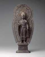 Free download Standing Buddha with Radiate Combined Halo free photo or picture to be edited with GIMP online image editor