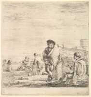 Free download Standing Sailor Talking to a Seated Levantine Man free photo or picture to be edited with GIMP online image editor