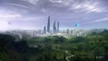 Free download Star Citizen: Futuristic City Background - Artwork free photo or picture to be edited with GIMP online image editor