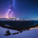 Starry Alpine Glow  screen for extension Chrome web store in OffiDocs Chromium