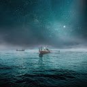 Starry night fishing  screen for extension Chrome web store in OffiDocs Chromium
