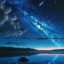 Starry Night Reflection  screen for extension Chrome web store in OffiDocs Chromium