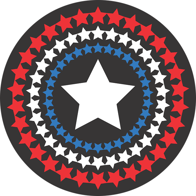 Free download Stars Circle Of Red White - Free vector graphic on Pixabay free illustration to be edited with GIMP free online image editor
