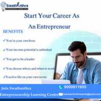 Free download Start Your Career As An Entreprenuer  |Swathanthra Entrepreneurship Learning Center |Guntur free photo or picture to be edited with GIMP online image editor