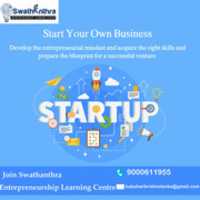 ดาวน์โหลดฟรี เริ่มธุรกิจของคุณเองและพัฒนา Mindset ของผู้ประกอบการ |Swathanthra Entrepreneurship Learning Center |Guntur ฟรีรูปภาพหรือรูปภาพที่จะแก้ไขด้วยโปรแกรมแก้ไขรูปภาพออนไลน์ GIMP