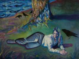 Free download Stas Korolov, Aviya, Oil On Canvas 135x 100 Cm, 2012 free photo or picture to be edited with GIMP online image editor
