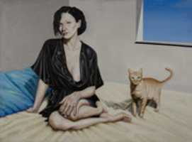 বিনামূল্যে ডাউনলোড করুন Stas Korolov, Kira With Cat, Oil On Canvas, 135x 100 Cm, 2015 বিনামূল্যে ফটো বা ছবি GIMP অনলাইন ইমেজ এডিটর দিয়ে সম্পাদনা করা হবে