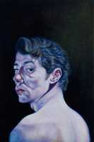 Free download Stas Korolov, Self Portrait, Oil On Wood 60x 40 Cm, 2012 free photo or picture to be edited with GIMP online image editor