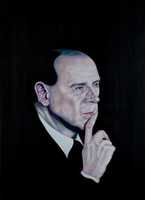 Free download Stas Korolov, Silvio, Oil On Wood 60x 40 Cm, 2011 free photo or picture to be edited with GIMP online image editor