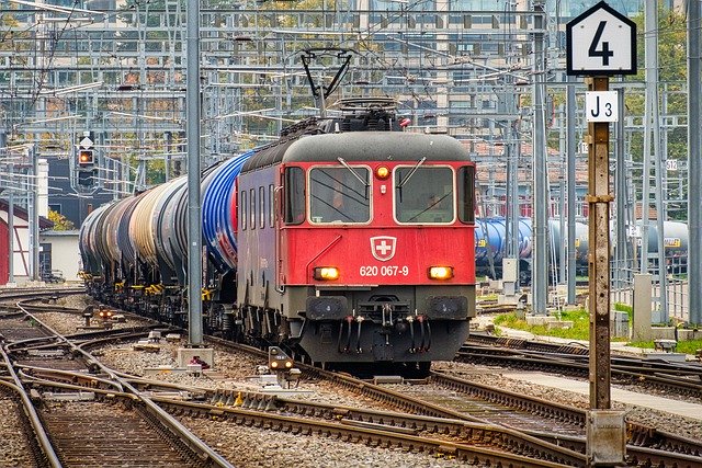 Free download station freight train railroad free picture to be edited with GIMP free online image editor