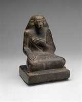 Scarica gratuitamente la foto o l'immagine gratuita della statuetta di Khnumhotep che riceve offerte da modificare con l'editor di immagini online GIMP
