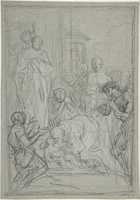 Free download St. Benedict Resuscitating an Infant free photo or picture to be edited with GIMP online image editor