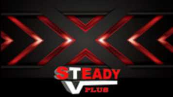 Descarga gratis Steady TV Logo foto o imagen gratis para editar con el editor de imágenes en línea GIMP