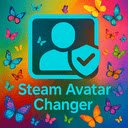 Steam Avatar Changer  screen for extension Chrome web store in OffiDocs Chromium