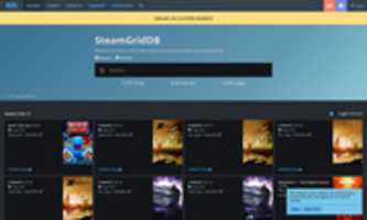 Free download SteamGridDB logo and homepage free photo or picture to be edited with GIMP online image editor