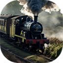 steam locomotive chugging through rural forest landscape  screen for extension Chrome web store in OffiDocs Chromium