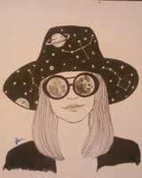 Free download stellar hat girl free photo or picture to be edited with GIMP online image editor