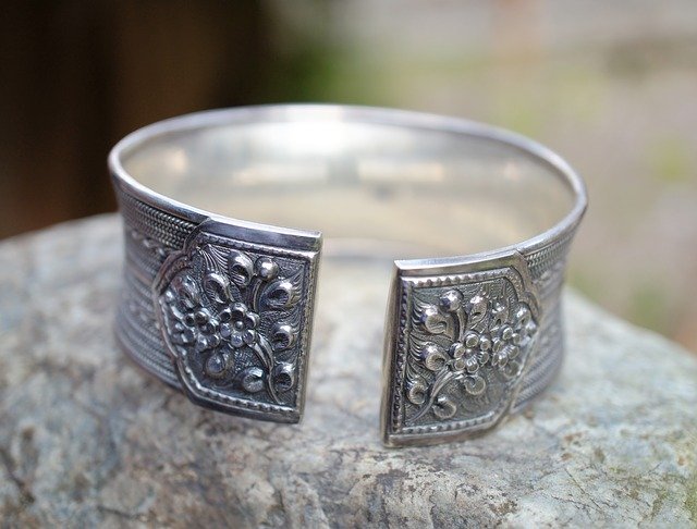 Free download sterling silver bracelet silver free picture to be edited with GIMP free online image editor