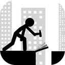 Stickman Bridge Constructor Game Master the Art of Bridge Building!  screen for extension Chrome web store in OffiDocs Chromium